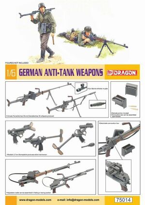  1/6 Scale 12" WWII German Anti-Tank Rifle Kit 75014 New 75014